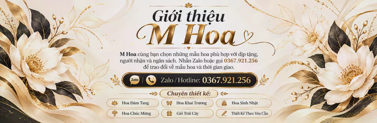 Ảnh bìa Shop hoa tươi Phường Mỹ Phong Đồng Tháp - Gửi lời chúc bằng sắc hoa